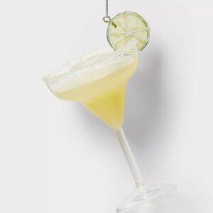 MarGaLiSiOuS Margarita Cocktail Glass Christmas Ornament * NEW * Wondershop